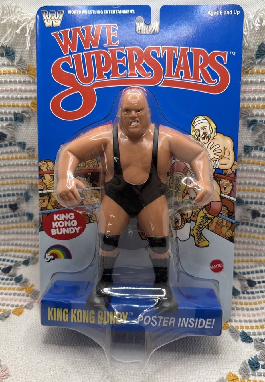 LJN 2026 WWE Superstars Series 2 Blue Card King Kong Bundy - NIB